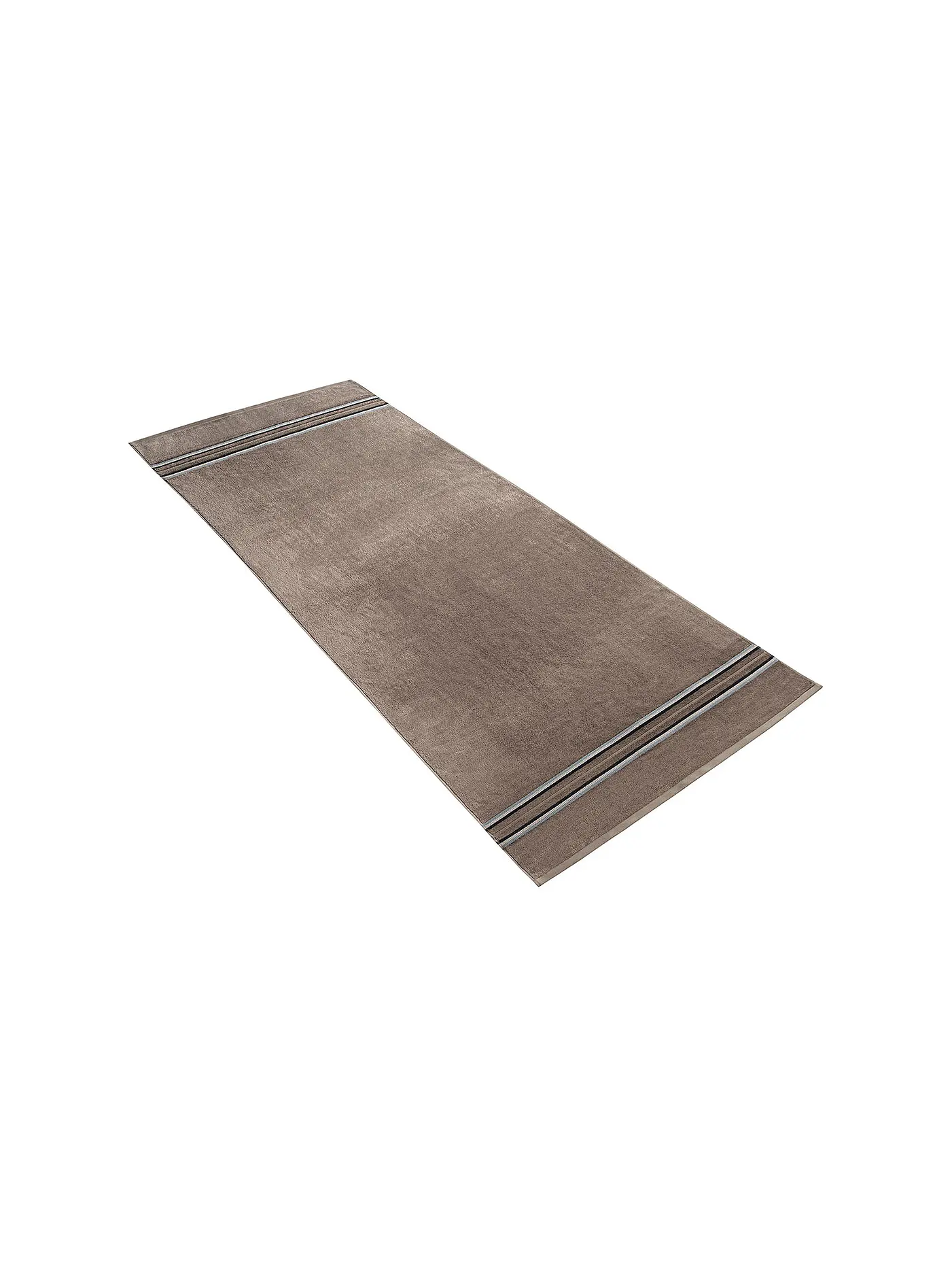 VOSSEN | Saunatuch Akira Vegan 80x200cm Urban Grey | braun